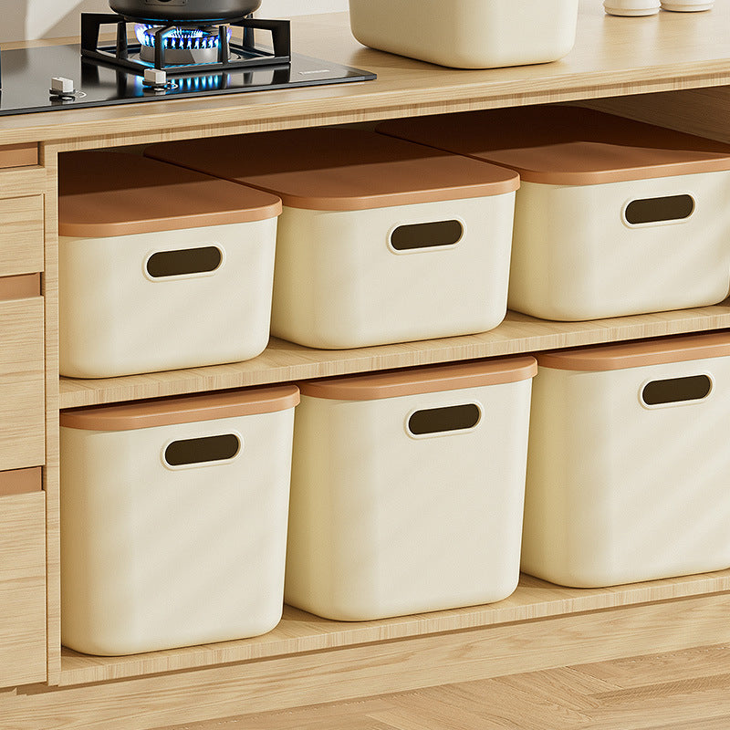 Lidded Storage Bin with Carry Handles – Modern Multipurpose Organizer