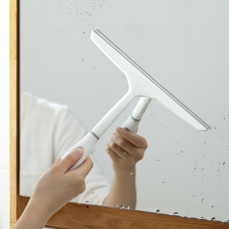 Wall-Mounted Shower Squeegee with Hanging Hook