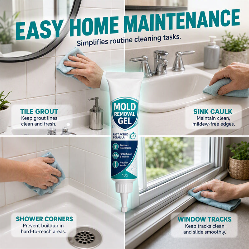 🏆 Last Day Special Price ! 🧼Buy 1 Get 1 Free🎁 Mold Remover Gel | Precision Bathroom & Kitchen Care