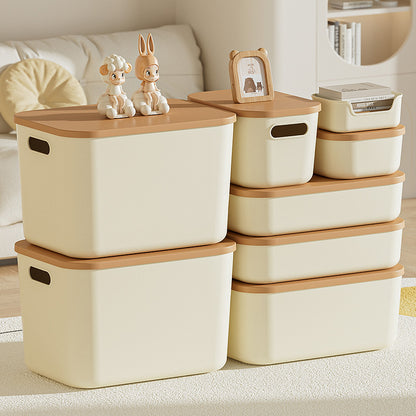 Lidded Storage Bin with Carry Handles – Modern Multipurpose Organizer