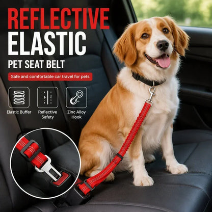 🐶🚗🐾 BUY 1 GET 1 FREE | Shock-Absorbing Pet Car Seat Belt – Safer, Smoother Rides ✨
