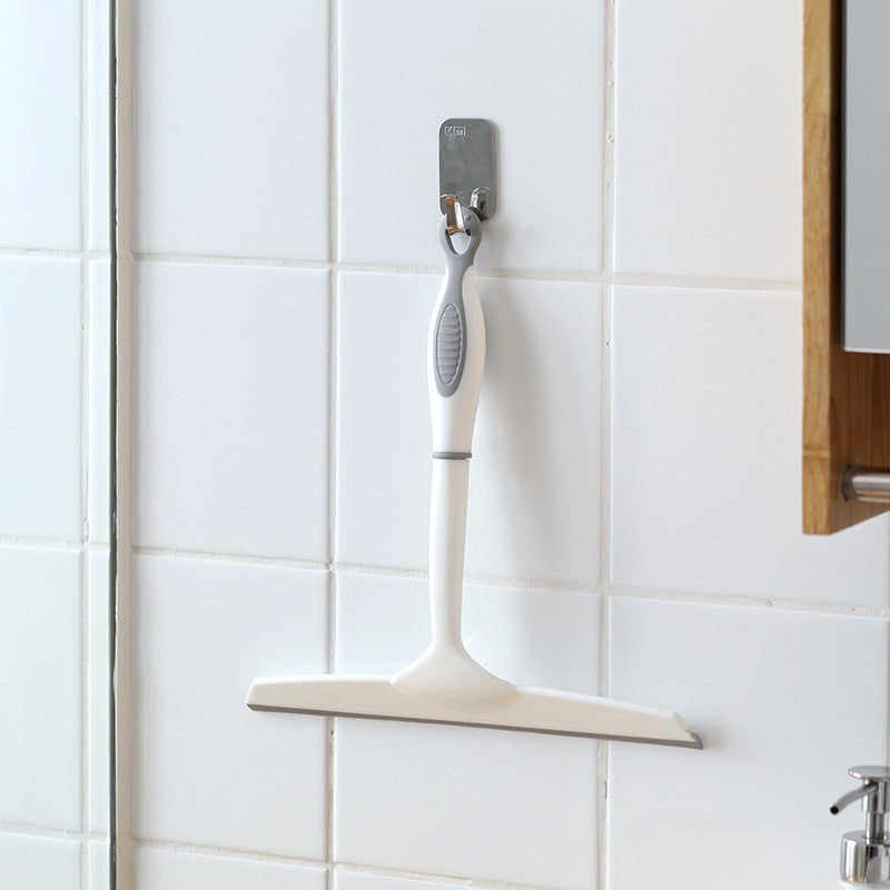 Wall-Mounted Shower Squeegee with Hanging Hook
