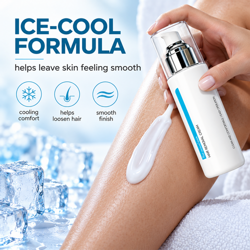 🎁Buy 1 Get 1 Free🥳2026 HOT SALE❄️🌸 Ice-Cooling Hair Removal Cream – instantly soothes sensitive skin. ✨