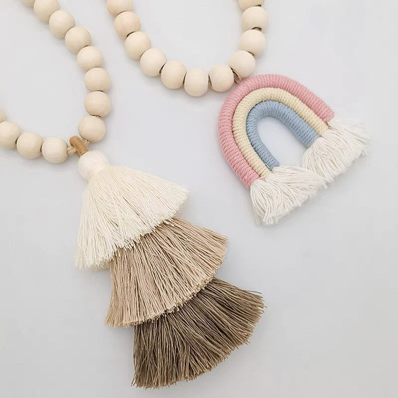 Boho Rainbow Curtain Tieback