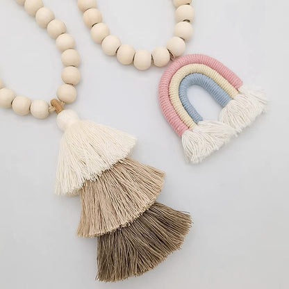 Boho Rainbow Curtain Tieback