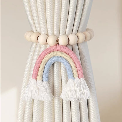 Boho Rainbow Curtain Tieback