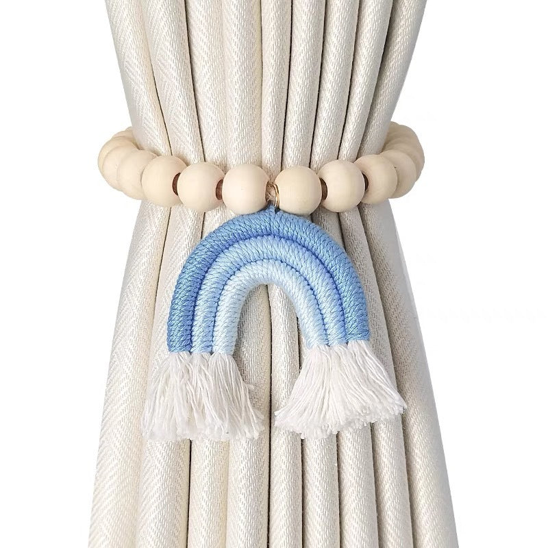 Boho Rainbow Curtain Tieback