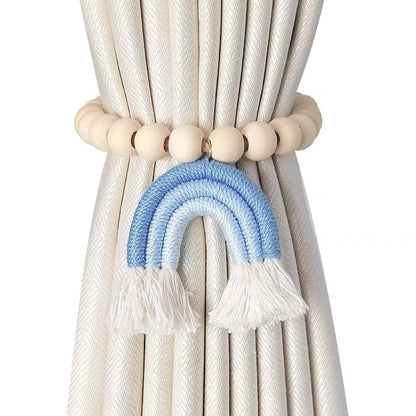 Boho Rainbow Curtain Tieback