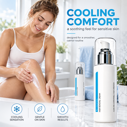 🎁Buy 1 Get 1 Free🥳2026 HOT SALE❄️🌸 Ice-Cooling Hair Removal Cream – instantly soothes sensitive skin. ✨