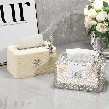 Elegant Decorative Tissue Box Cover – Modern Tabletop Tissue Holder