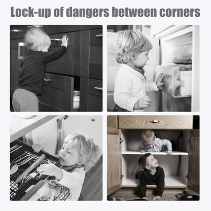 🎁 BUY 1 GET 1 FREE | Child-Proof Refrigerator Locks – Peel & Stick Safety for Fridges, Cabinets & Drawers 🏡✨