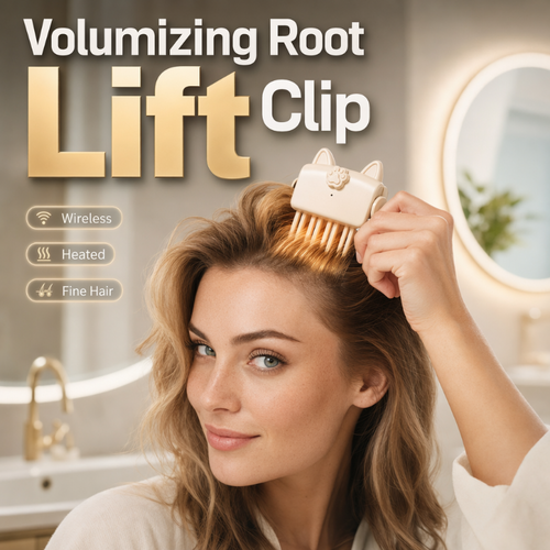 ✨ LIMITED-TIME 50% OFF | Wireless Heated Root Lift Clip – Instant Volume, 30s Fast Heating & Cordless Styling 💜