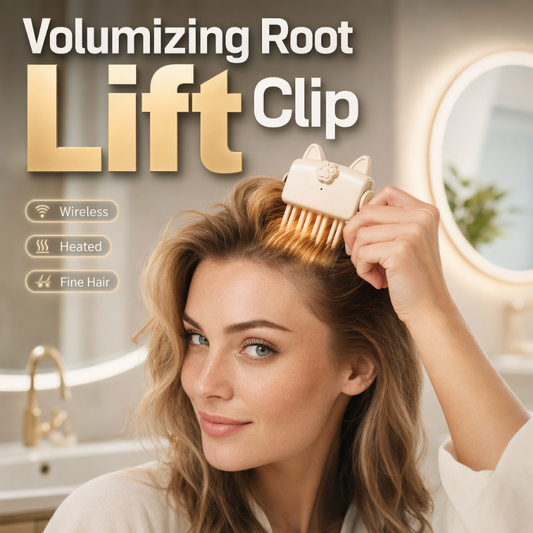 ✨ LIMITED-TIME 50% OFF | Wireless Heated Root Lift Clip – Instant Volume, 30s Fast Heating & Cordless Styling 💜