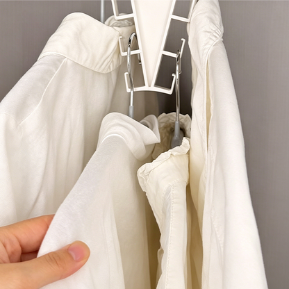 🔥 BUY 3 GET 5 FREE 👕Space-Saving Triangle Closet Organizer – 360° Rotating Multi-Use Hanger ✨