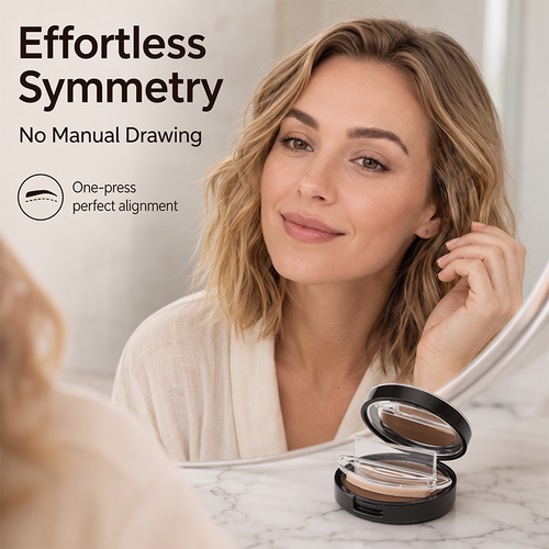 🎁 BUY 1 GET 1 FREE | Long-Lasting Eyebrow Stamp Powder – Quick, Defined & Natural-Looking Brows ✨