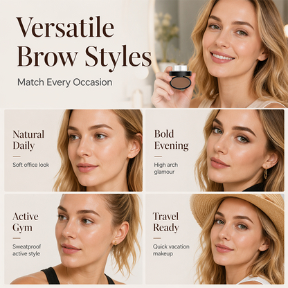 🎁 BUY 1 GET 1 FREE | Long-Lasting Eyebrow Stamp Powder – Quick, Defined & Natural-Looking Brows ✨