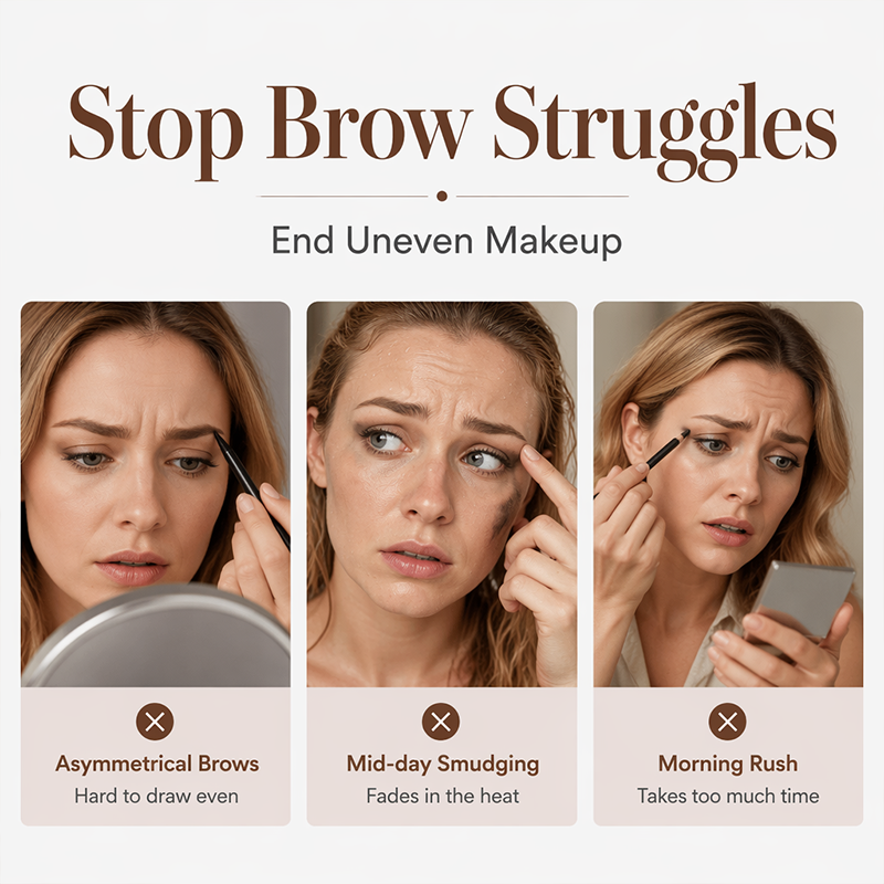 🎁 BUY 1 GET 1 FREE | Long-Lasting Eyebrow Stamp Powder – Quick, Defined & Natural-Looking Brows ✨