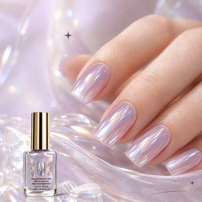 📢📢Buy 2 Get 1 Free 💜Lilac Glossy Mirror Nail Strengthener
