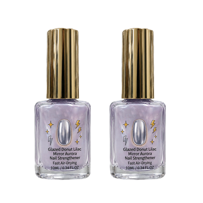 📢📢Buy 2 Get 1 Free 💜Lilac Glossy Mirror Nail Strengthener