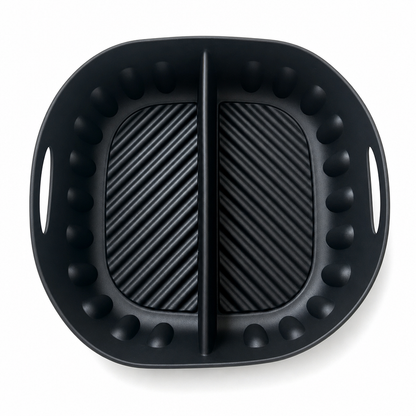⏳ LIMITED-TIME 50% OFF 🔥| Dual-Compartment Air Fryer Silicone Liner — Cook 2 Foods at Once, Less Mess & Easier Cleanup